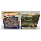 Two 1000-Piece Jigsaw Puzzles: Costco Wholesale by