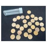 1917 Wheat Pennies with Tube