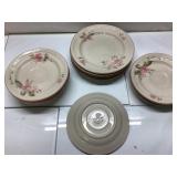 10 Saucers (6 1/2 inches) and 4 Small Plates (7 1/