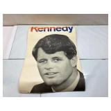 Vintage Kennedy Campaign Poster, 12 x 19 Inches