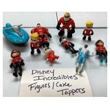 Disney Incredibles Figures and Cake Toppers Set