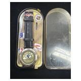 New Old Stock Green Bay Packers NFL Watch With Cas