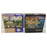 1000-Piece Jigsaw Puzzles in Original Boxes