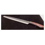 13 1/2-Inch Handmade Knife with Multicolor Handle