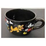 Black Ceramic Mug Featuring Classic Cartoon Charac