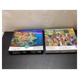 Two 2000-Piece Jigsaw Puzzles