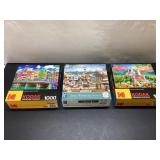 Three 1000-Piece Jigsaw Puzzles Featuring Kodak an