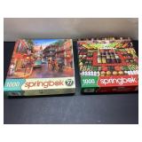 Springbok 1000-Piece Jigsaw Puzzles, Set of 2
