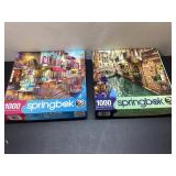 Springbok 1,000-Piece Puzzle Set with Scenic Theme