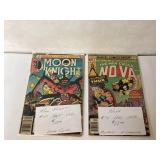 Moon Knight #11 (1981) and Nova #14 (1976) Comic B