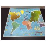 Vintage 1959 Parker Brothers Risk Board Game Map