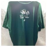 Green Adidas T-Shirt with Fighting Leprechaun Logo
