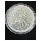 2022 Liberty 1oz Troy Silver Coin in Protective Ca