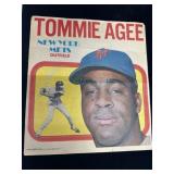Tommie Agee New York Mets Outfielder Vintage Poste