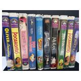 10 Disney VHS Tapes Including Pocahontas and The L