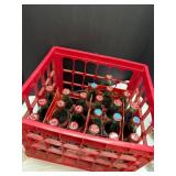 Crate of Vintage Full Coca-Cola Bottles with Origi