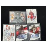 Autographed Basketball Cards and Authentic Jersey