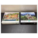 Two 2000-Piece Buffalo Games Jigsaw Puzzles Featur