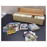 Full Box of Unchecked Baseball and Few Basketball