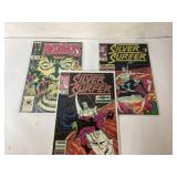 Three Marvel Comic Books Including Silver Surfer a