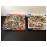 Two MasterPieces 1000-Piece Puzzles Featuring Kitc
