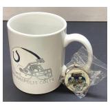 Indianapolis Colts Ceramic Mug with Collectible Co