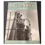 Mid-July 1951 Issue of ï¿½Our Navyï¿½ Magazine