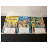 3 Comic Books Featuring General, Chip ï¿½n Dale, and