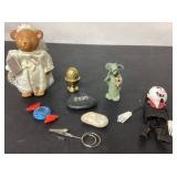 Figurines, Small Toys, and Clips