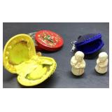 Small Figurines and Zippered Cases
