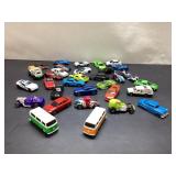 Die-Cast Toy Cars Featuring Various Models and Des