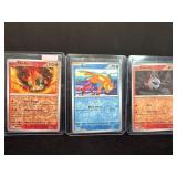3 Holographic Pokemon Cards: Chi-Yu, Buizel, and L