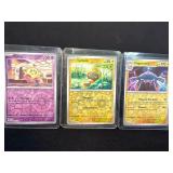 3 Holographic Pokemon Cards Featuring Flittle, Tad