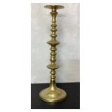 Brass Candle Holder Approximately 22 Inches Tall