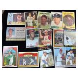 15 Baseball Cards from the 1950s-1970s