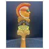 Shock Top Belgian White Beer Tap Handle With Wheat