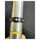 Menï¿½s Size 14 Skull Bones Ring With Black Band