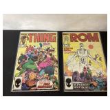 Marvel Comics The Thing #33 and Rom #75 Comic Book