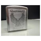 American Eagle-Themed Metal cigarette pack holder
