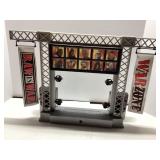 WWE Toy Stage Entrance with Banners and Graphics