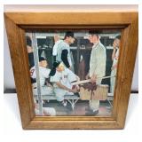 Framed Print of Norman Rockwell's Boston Red Sox L