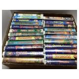 VCR Tapes Featuring Various Animated Classics and
