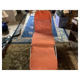 Orange Adjustable Beach Folding Lounge Chair by Ma