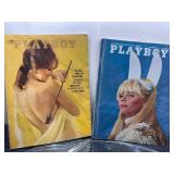 1965-1966 Playboy Magazines Featuring Iconic Cover