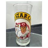 Cincinnati Reds All Star Chili Pete Rose Glass