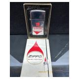 1982 Unused Zippo Slim Lighter in Original Box Adv