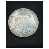 1762 Spanish Coin Featuring Charles III with Colum