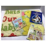 Baby Quilt with Three Little Golden Books: Winnie