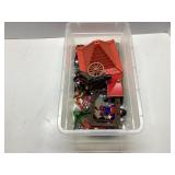 Plastic Bin Containing Assorted Playmobil Figures