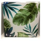 Tropical Leaf Canvas Wall Art, Approximately 24 x